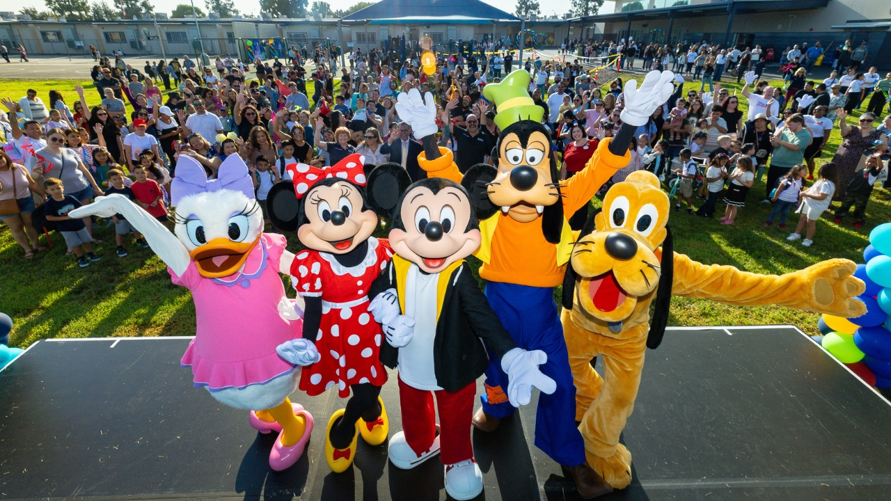 Anaheim School Surprised by Disneyland Resort with First Day of School Celebration