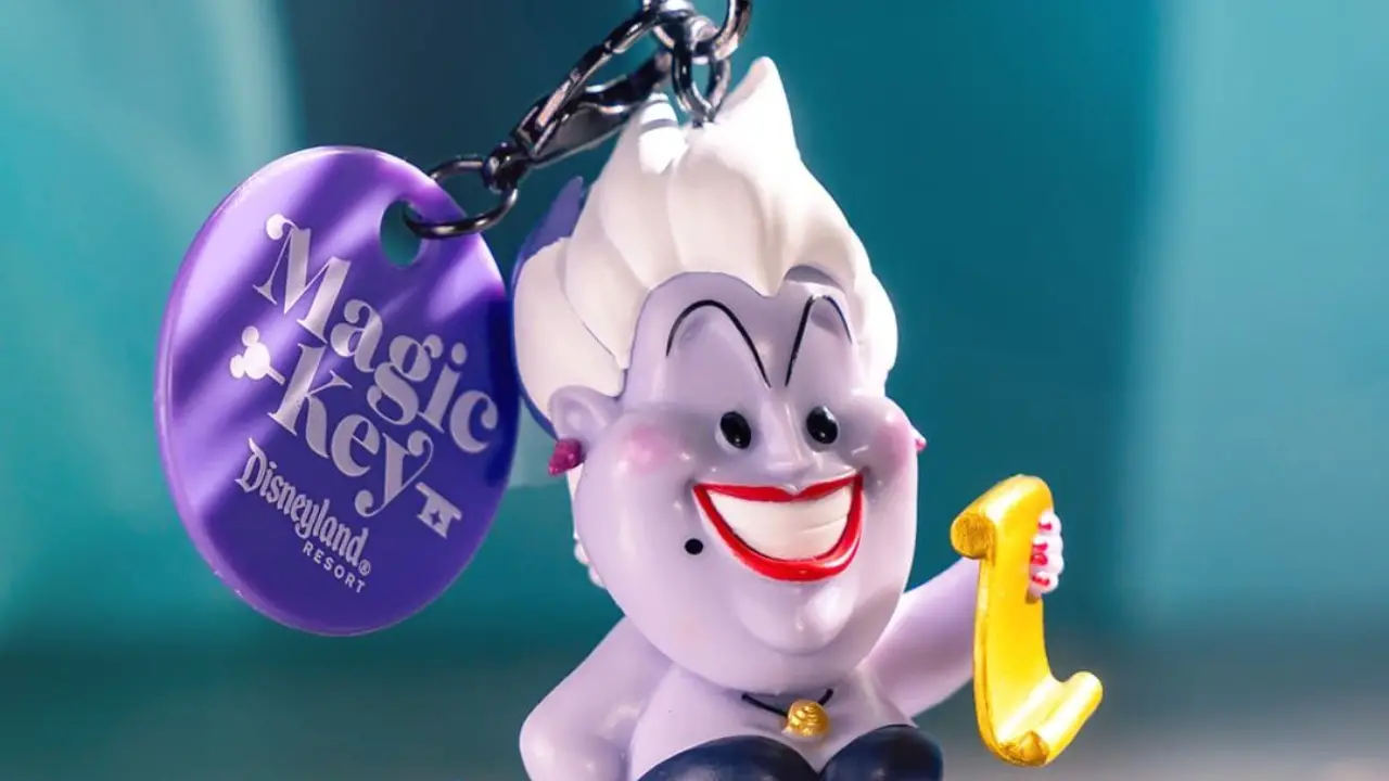 Ursula Straw Clip Now Available for Disneyland Resort Magic Key Holders