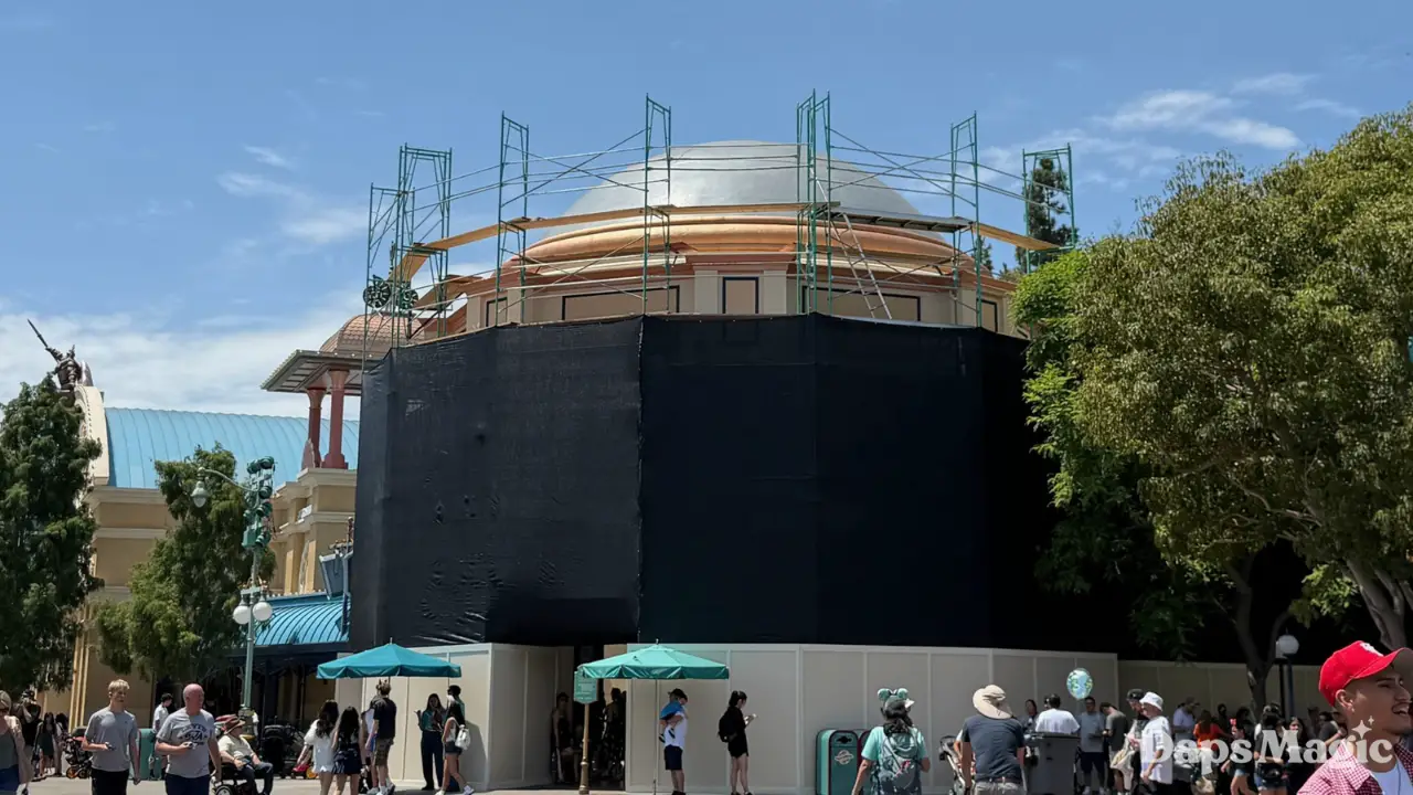 Walls Are Up Around The Little Mermaid – Ariel’s Undersea Adventure at Disney California Adventure
