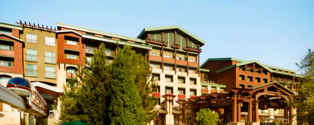 Grand Californian Hotel entrance at Disneyland Resort