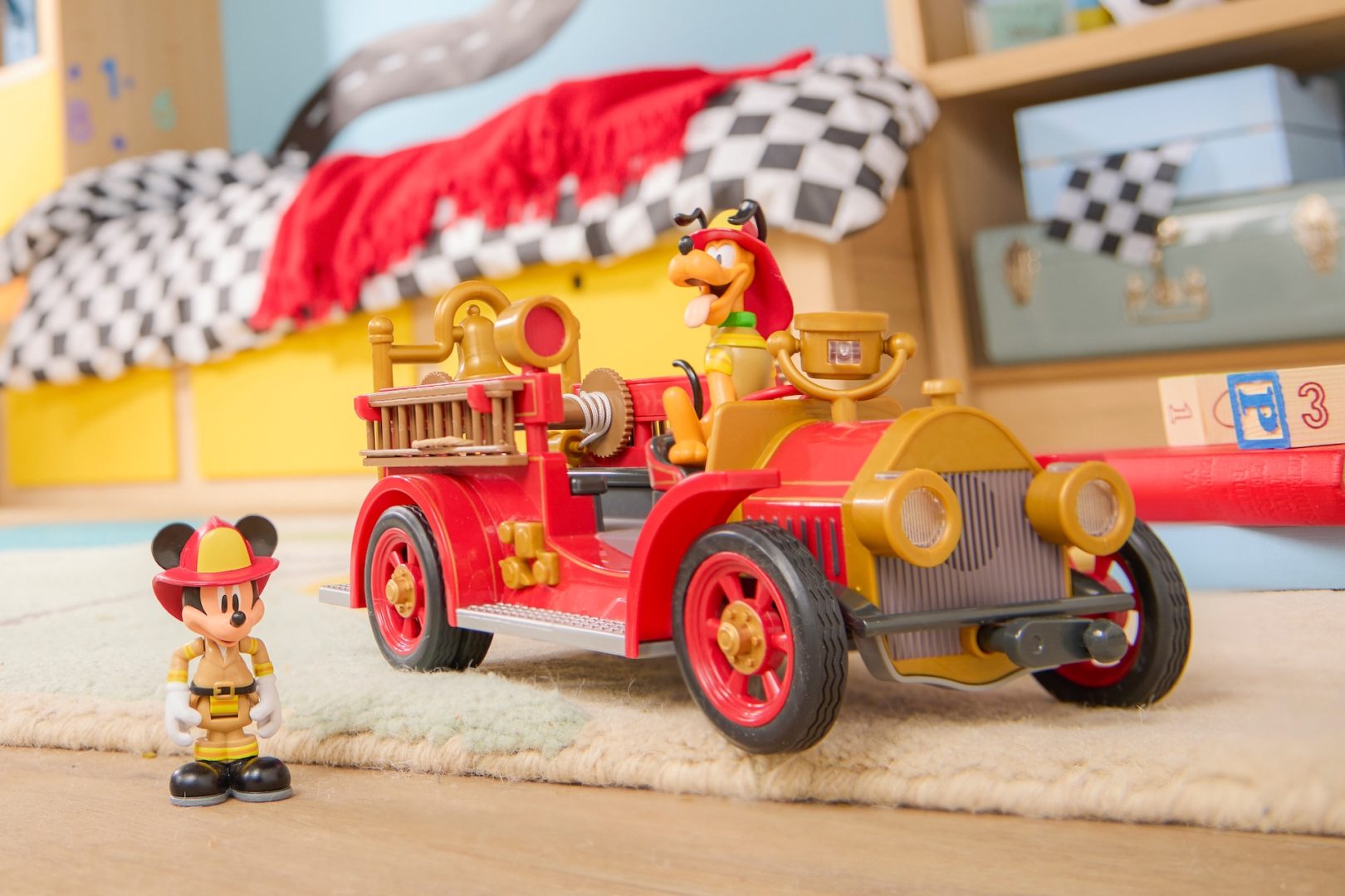 Mickey Mouse and Friends Main Street Fire Truck Toy 