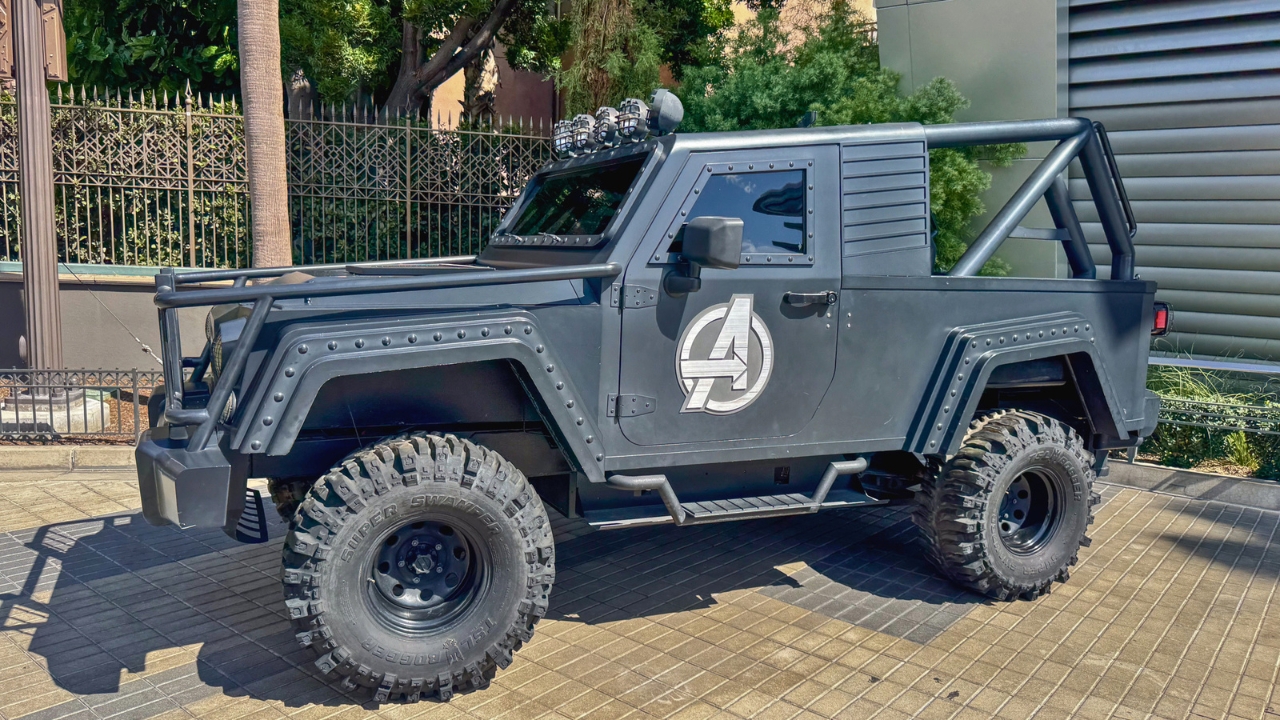 Avengers Jeep Returns to Former Location in Avengers Campus