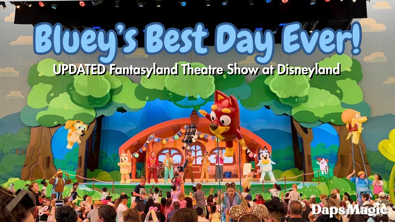 Updated Shorter ‘Bluey’s Best Day Ever’ Show Debuts at Disneyland