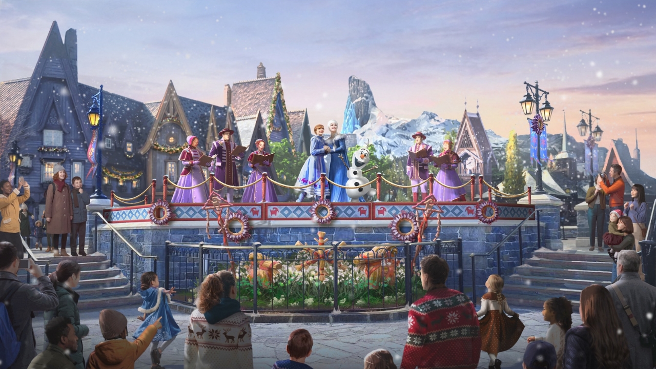 The Magic of Christmas is Extending for the First Time to the World of Frozen at Disney Adventure World
