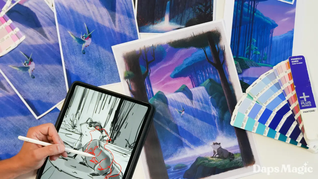 Disneyland Paris Reveals Exclusive Art for Refurbished Disney Sequoia Lodge Rooms