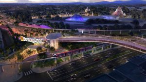 Disneyland Resort Eastern Gateway Arrival Concept Art