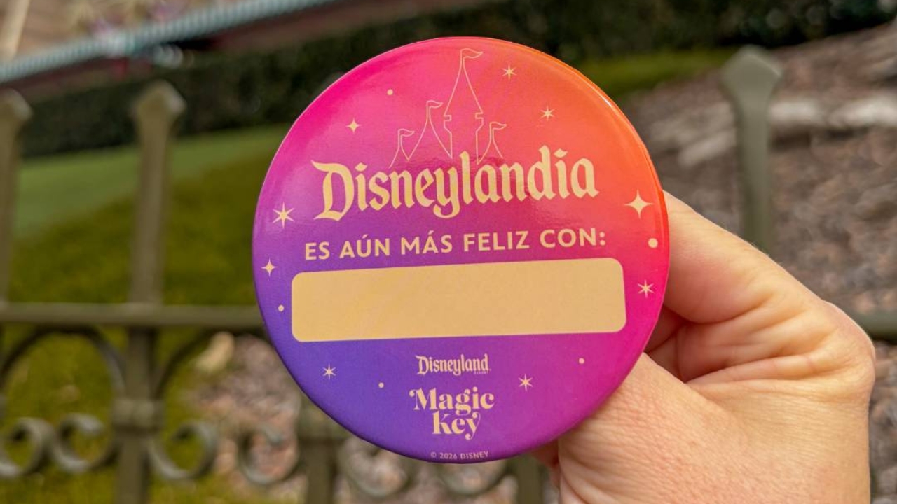 Magic Key-branded “Disneylandia” Celebration Button Coming for Disneyland Magic Key Holders