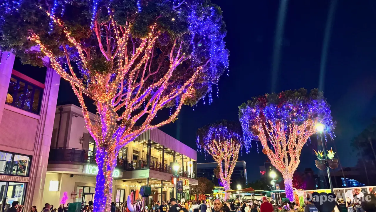 Downtown Disney District Lights Up Nights During Halloween Time at Disneyland Resort