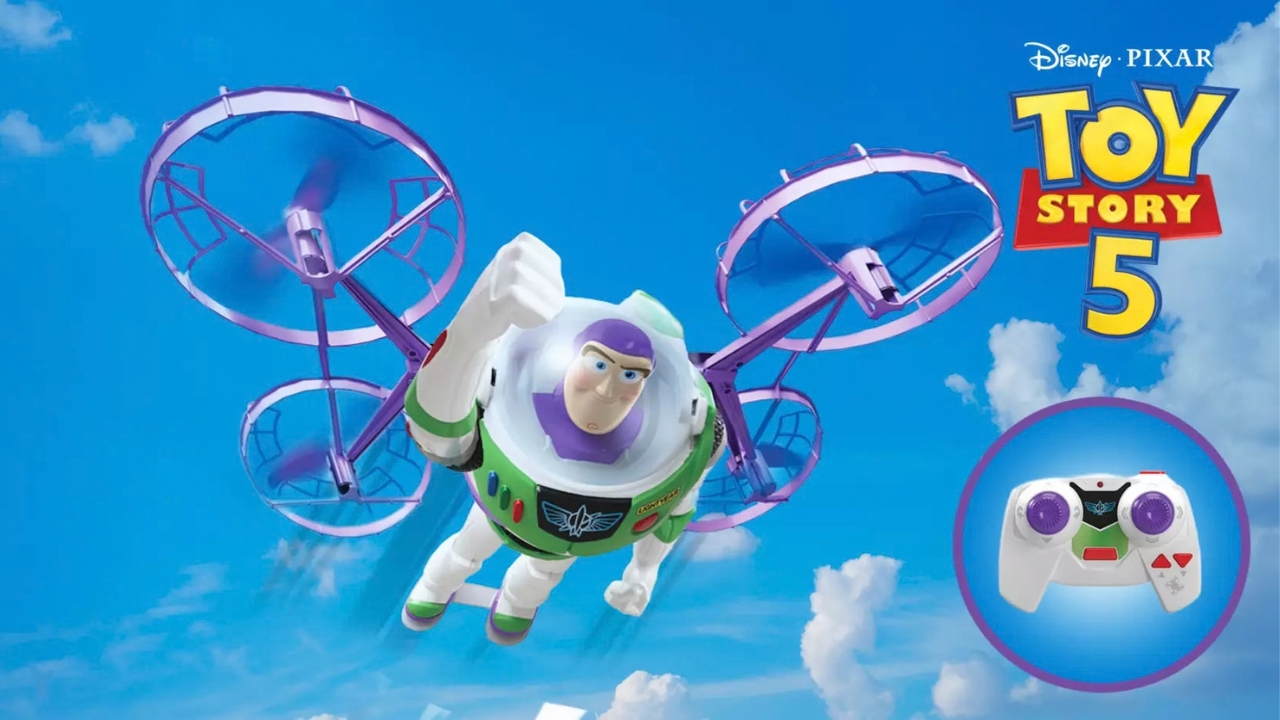 Flying Buzz Lightyear Arrives on Disney Store