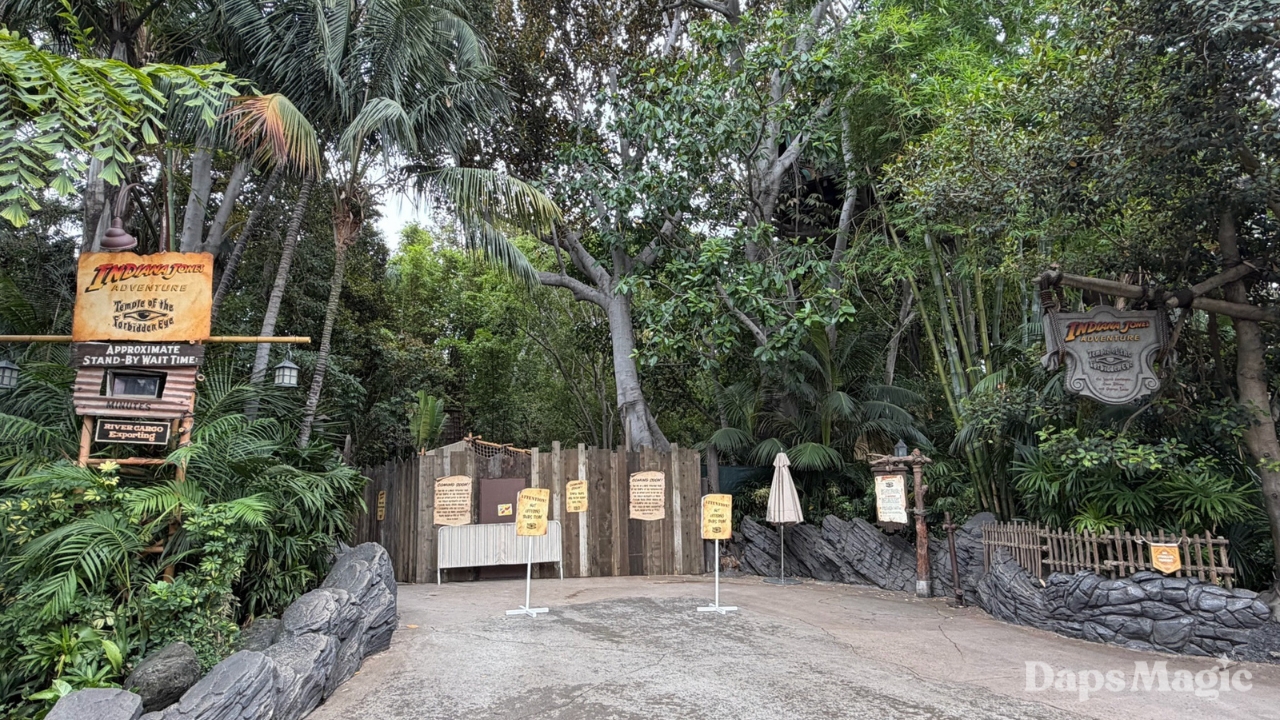 Indiana Jones Adventure Closes for Refurbishment at Disneyland