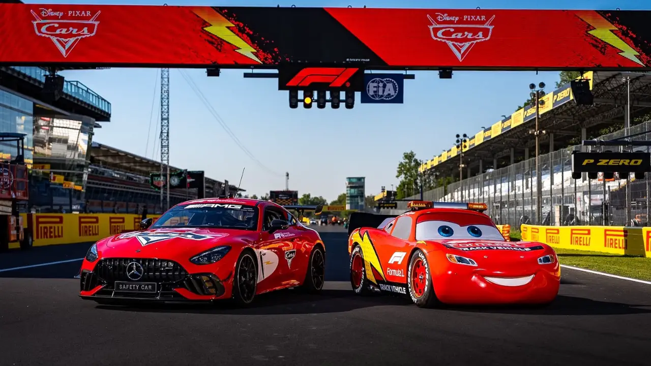 Lightning McQueen Heads to Formula 1 Gran Premio d’Italia Ahead of Lightning McQueen Day