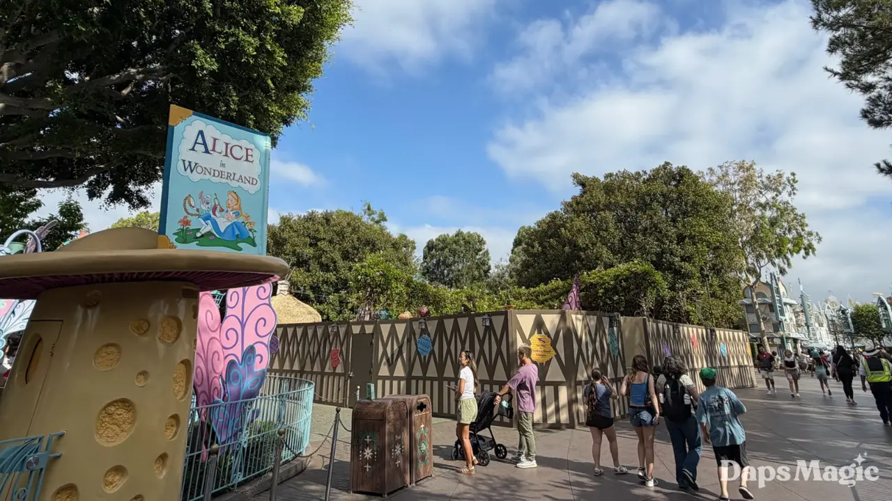 The Mad Tea Party at Disneyland Closes for Extended Refurbishment