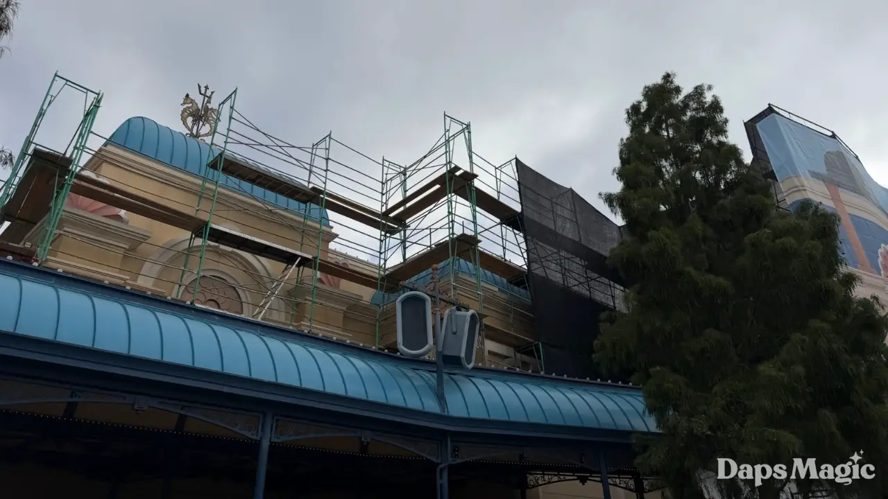 More Scrims Go Up Around The Little Mermaid – Ariel’s Undersea Adventure at Disney California Adventure