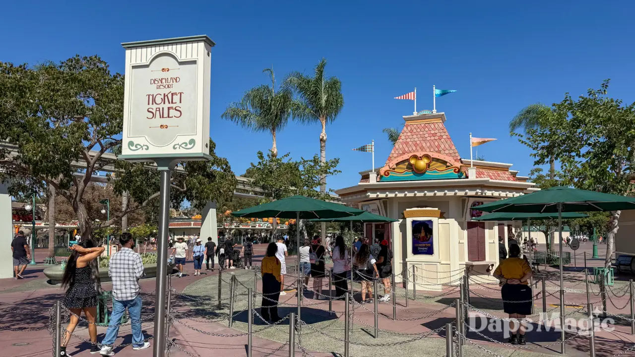 Ticket Sales Return to Ticket Booth at Disneyland Resort