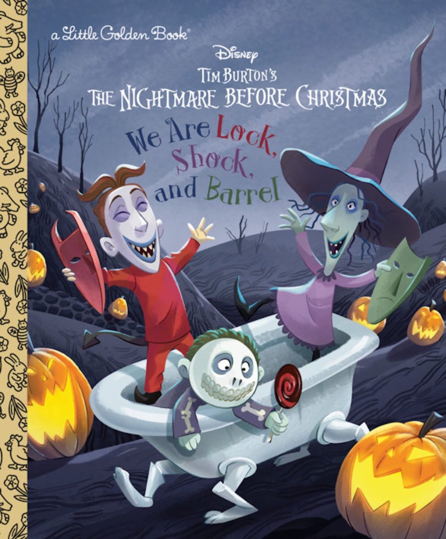 Little Golden Book: We Are Lock, Shock, and Barrel (Disney Tim Burton
