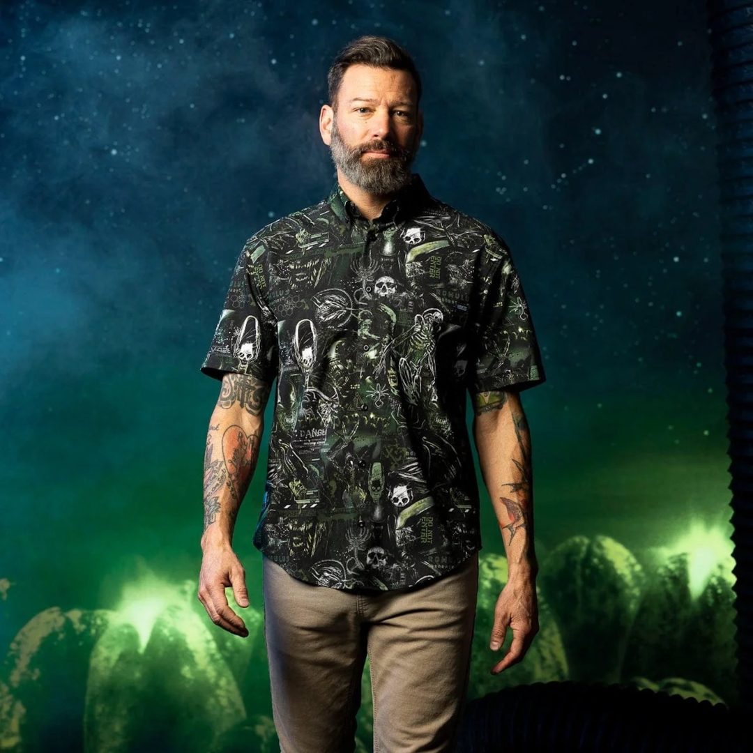 RSVLTS Alien “Containment Breach” KUNUFLEX Short Sleeve Shirt 