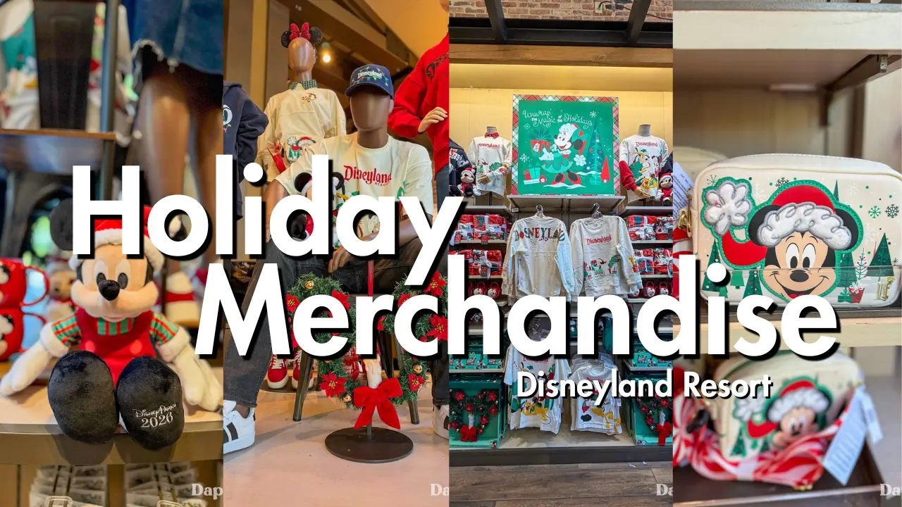 Holiday Merchandise Arrives at Disneyland Resort