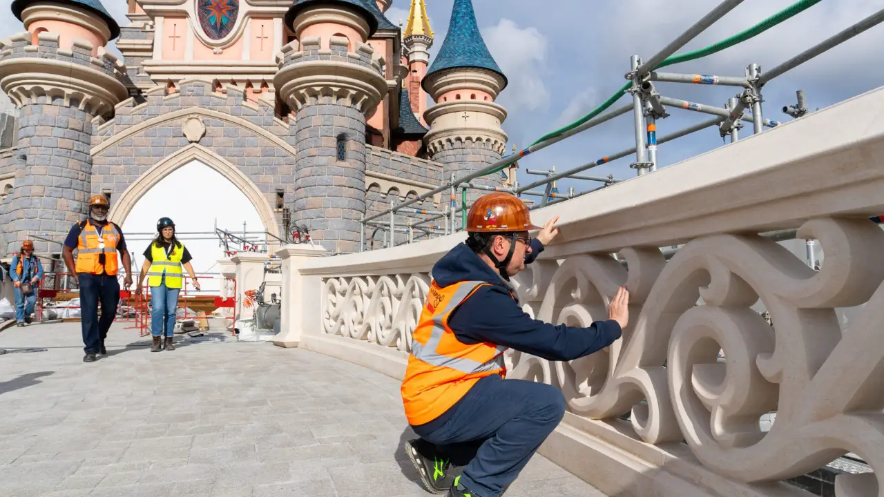 Disneyland Paris Reveals Fully Refurbished Sleeping Beauty Castle Bridge