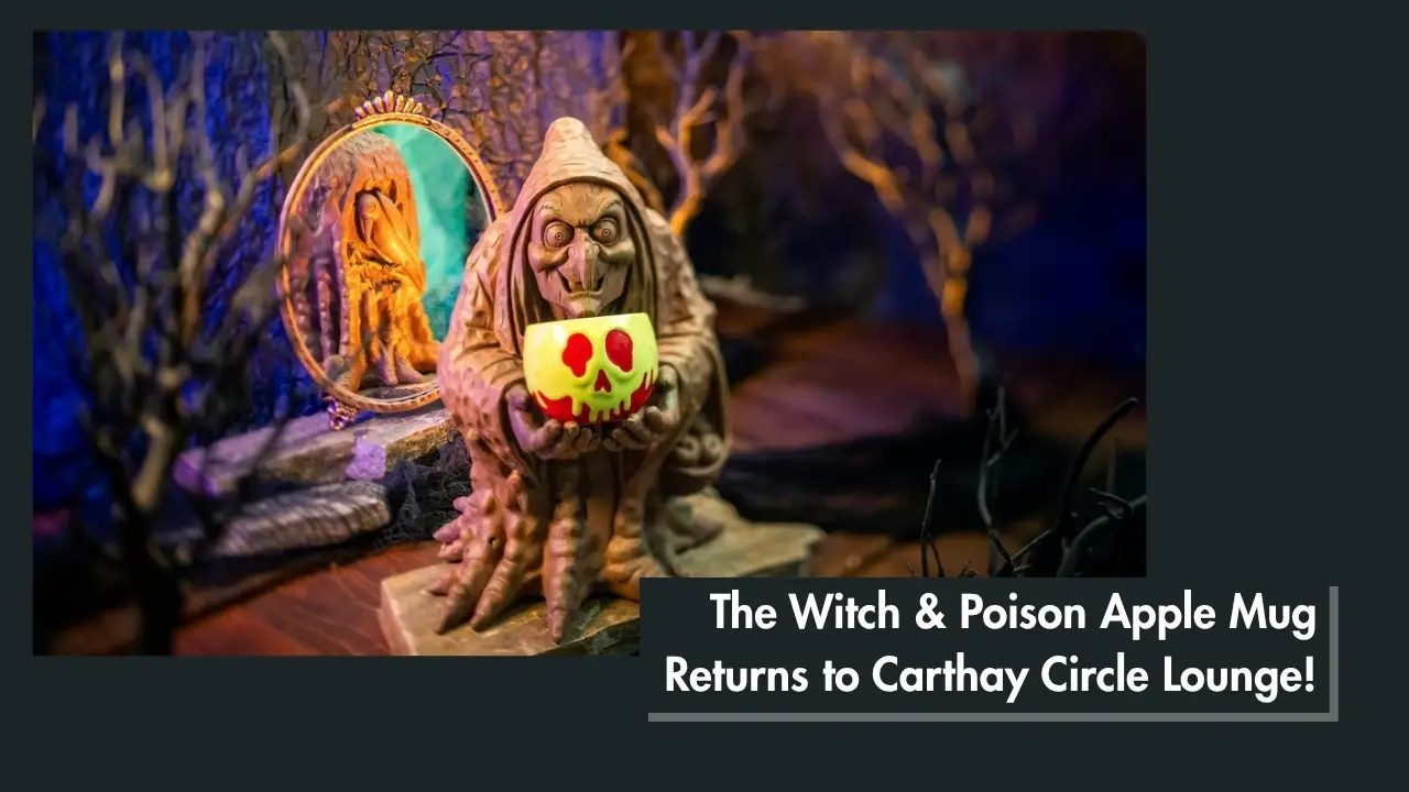 The Witch & Poison Apple Mug Goes on Sale Again at Carthay Circle Lounge at Disney California Adventure