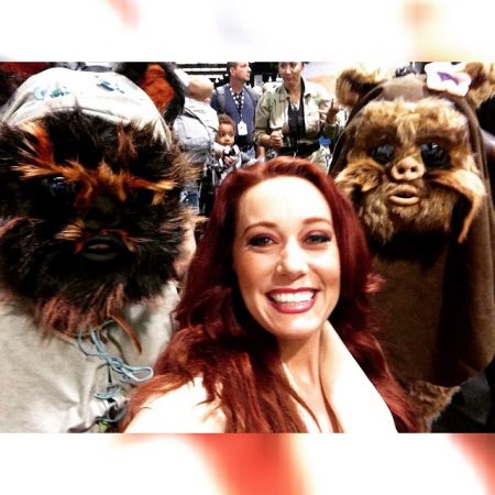 Ewok selfie with Annie!